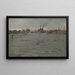 Szene im Hafen, Brooklyn-Quais - William Merritt Chase — gerahmtes Bild an der Wand