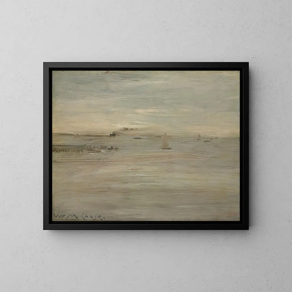 Meeres-Gemälde - William Merritt Chase — gerahmtes Bild an der Wand