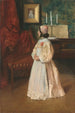 Portrait meiner Tochter Alice - William Merritt Chase — Ansicht des Kunstwerks