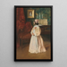 Portrait meiner Tochter Alice - William Merritt Chase — gerahmtes Bild an der Wand