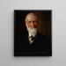 Portrait meines Vaters David Hester Chase - William Merritt Chase — gerahmtes Bild an der Wand