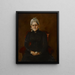 Portrait meiner Mutter Sarah Swaim Chase - William Merritt Chase — gerahmtes Bild an der Wand
