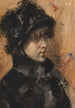 Portrait einer jungen Frau - William Merritt Chase — Ansicht des Kunstwerks