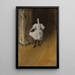 Portrait der Tochter des Künstlers Dorothy - William Merritt Chase — gerahmtes Bild an der Wand