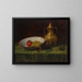 Stillleben - William Merritt Chase — gerahmtes Bild an der Wand
