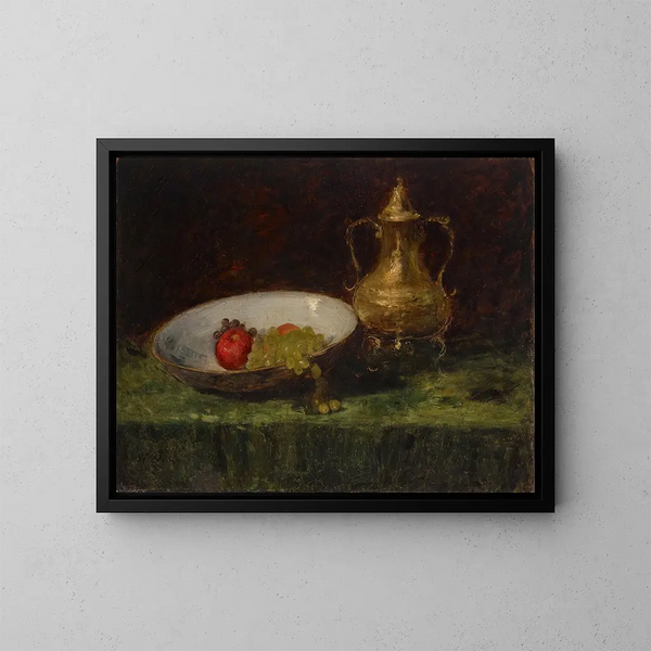 Stillleben - William Merritt Chase — gerahmtes Bild an der Wand