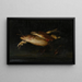 Naturmorte mit Fisch - William Merritt Chase — gerahmtes Bild an der Wand