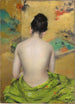 Farbskizze von Haut- und Goldtönen - William Merritt Chase — Ansicht des Kunstwerks