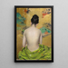 Farbskizze von Haut- und Goldtönen - William Merritt Chase — gerahmtes Bild an der Wand