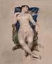 Nackt ohne Titel, das auf einem Stuhl ruht - William Merritt Chase — Ansicht des Kunstwerks