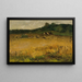 Feld mit Weizen - William Merritt Chase — gerahmtes Bild an der Wand