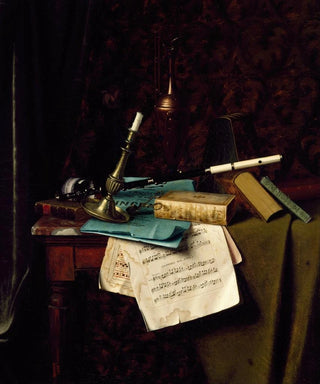 William Michael Harnett - The Last Summer Rose.webp