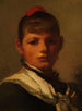Mädchen mit rotem Haarband - William Morris Hunt — Ansicht des Kunstwerks
