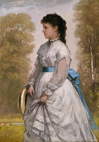 William Morris Hunt - Portrait of Agnes Elizabeth Claflin.webp