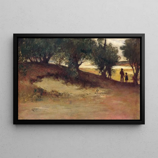 William Morris Hunt - Sand Bank with Willows Magnolia.webp