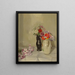 Zinnias - William Nicholson — gerahmtes Bild an der Wand