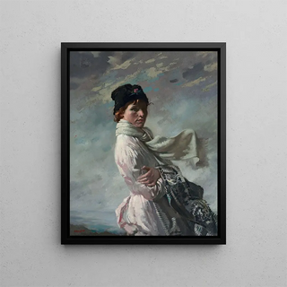 William Orpen - In Dublin Bay Portrait of the Artists Wife.webp