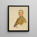 John Joseph Pershing - William Orpen — gerahmtes Bild an der Wand