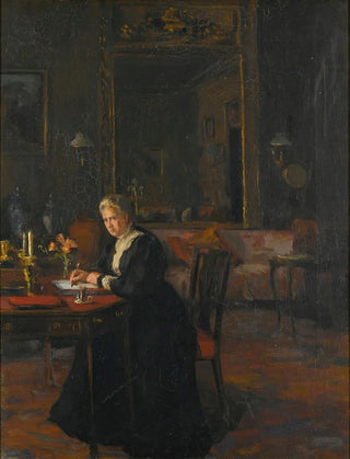 William Orpen - Portrait Interior Louisa Caroline Elizabeth Hamilton.webp