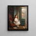 Portrait de Clara Hughes - William Orpen — gerahmtes Bild an der Wand