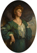 Portrait de Mary Lady Gerard en robe verte - William Orpen — Ansicht des Kunstwerks