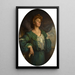Portrait de Mary Lady Gerard en robe verte - William Orpen — gerahmtes Bild an der Wand