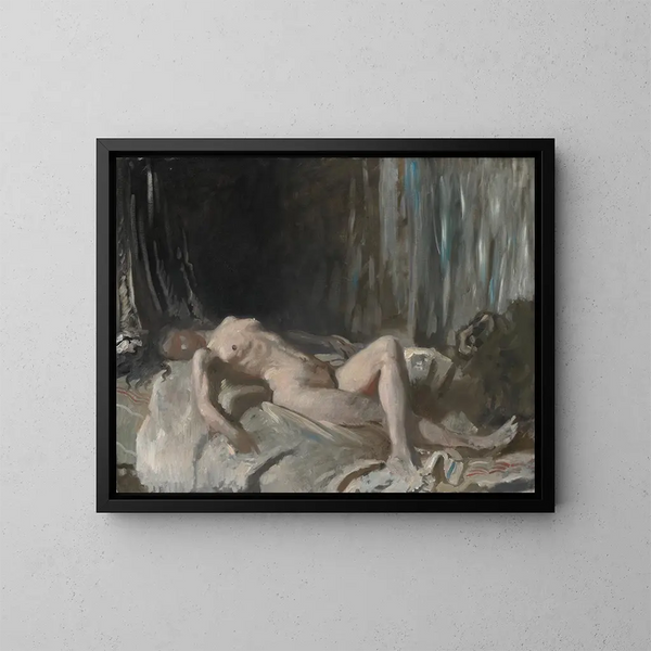 Studie einer weiblichen Akt - William Orpen — gerahmtes Bild an der Wand