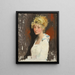Le modèle des artistes Yvonne - William Orpen — gerahmtes Bild an der Wand
