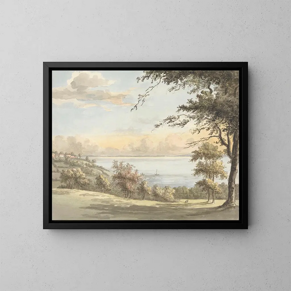 Sables du prieuré, Isle of Wight - William P. Sherlock — gerahmtes Bild an der Wand