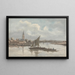 Vue sur la Tamise à Battersea - William P. Sherlock — gerahmtes Bild an der Wand