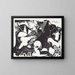 Ausstellung - William Pachner — gerahmtes Bild an der Wand