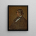 Portrait des Senators Charles Sumner - William Page — gerahmtes Bild an der Wand