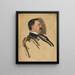 Portrait von Constantin Fehrenbach - William Pape — gerahmtes Bild an der Wand