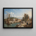 Honfleur, Normandie - William Parrott — gerahmtes Bild an der Wand