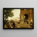 Le Quai de Conti - William Parrott — gerahmtes Bild an der Wand
