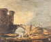 Landschaft mit einem Schloss und einer Brücke - William Payne — Ansicht des Kunstwerks