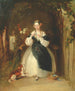 Eine junge Frau flechtet ihre Haare - William Powell Frith — Ansicht des Kunstwerks