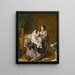 Gebete am Abend vor dem Schlafengehen - William Powell Frith — gerahmtes Bild an der Wand