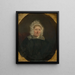 Portrait von Jane Powell, der Mutter des Künstlers - William Powell Frith — gerahmtes Bild an der Wand