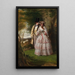 Die beiden zentralen Figuren des Derby-Tages - William Powell Frith — gerahmtes Bild an der Wand