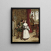 La fille des puritains - William Powell Frith — gerahmtes Bild an der Wand