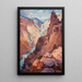 Vue du Grand Canyon de Yellowstone - William Robinson Leigh — gerahmtes Bild an der Wand