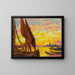Sonnenuntergang am Lido von Venedig - William Samuel Horton — gerahmtes Bild an der Wand