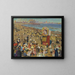 Punch et Judy sur la plage - William Samuel Horton — gerahmtes Bild an der Wand