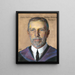 Arthur T. Hadley B. A. 1876 Präsident der Yale-Universität 1899-1921 - William Sergeant Kendall — gerahmtes Bild an der Wand
