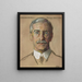 Charles C. Torrey Professor für semitische Sprachen 1900 - William Sergeant Kendall — gerahmtes Bild an der Wand