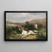 Jagd auf die Bécassine - William Shayer — gerahmtes Bild an der Wand
