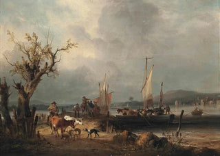 William Shayer - The Landing Stage.webp