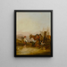 Reisende am Meer - William Shayer Snr — gerahmtes Bild an der Wand