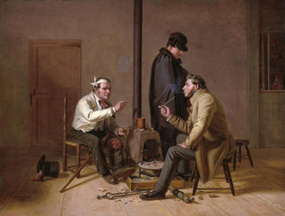 William Sidney Mount - The Tough Story  Scene in a Country Tavern.webp